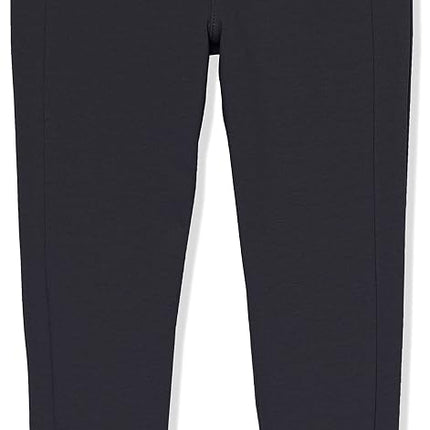 Nautica Girls' School Uniform Jogger Pants, Elastic Waistband with Drawstring Closure, Stretch Performance Fabric, Navy, 20 Plus