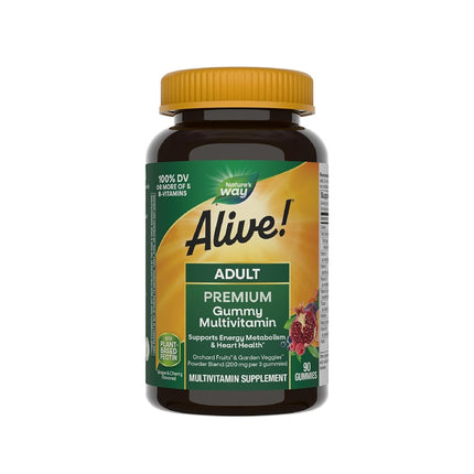 Nature's Way Alive! Premium Formula Multi-Vitamin Adult Gummies, 90 Count