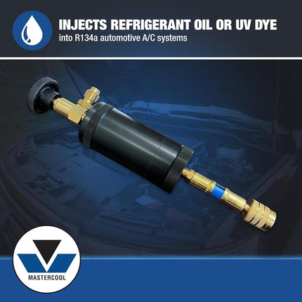 MASTERCOOL 82375 R134A Oil Injector, Silver