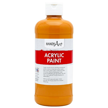 Handy Art Student Acrylic Paint, Raw Sienna, 16 oz