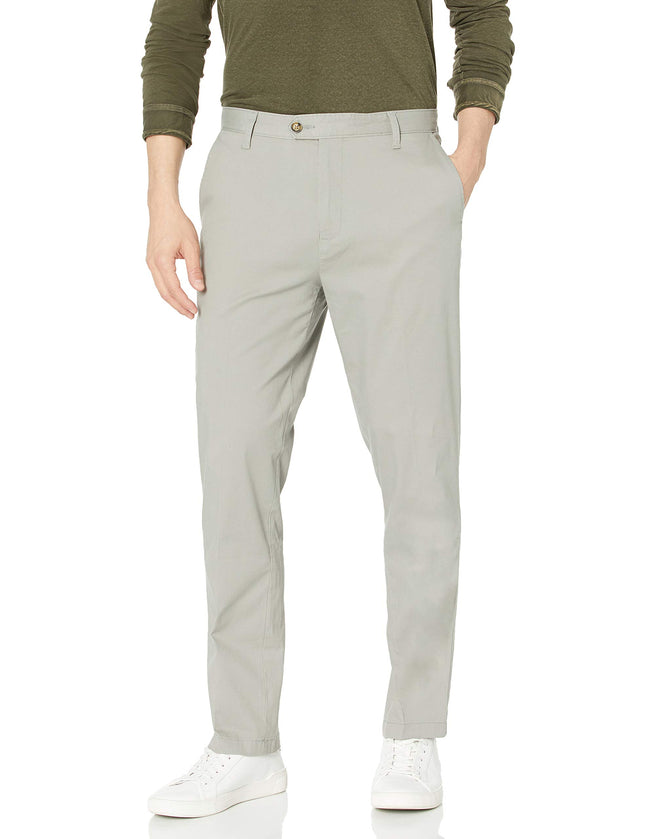 Nautica Men's Beacon Pant, Neutral Grey, 38W x 34L