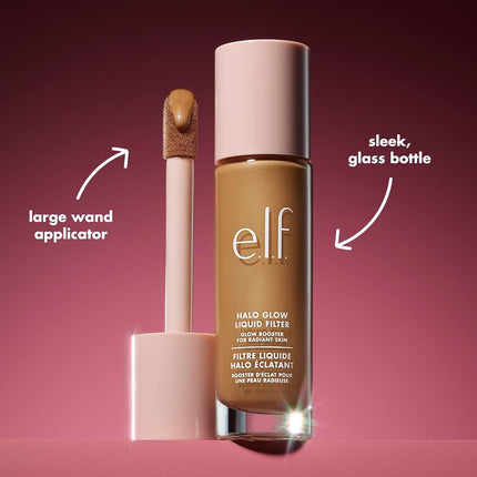 e.l.f. Halo Glow Liquid Filter, Complexion Booster For A Glowing, Soft-Focus Look, Infused With Hyaluronic Acid, Vegan & Cruelty-Free, 00 Fair