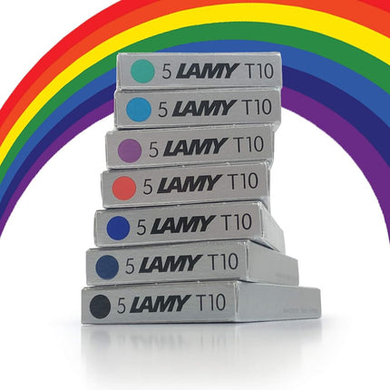 Lamy T10 Assorted Colour Pack Fountain Pen Ink Car