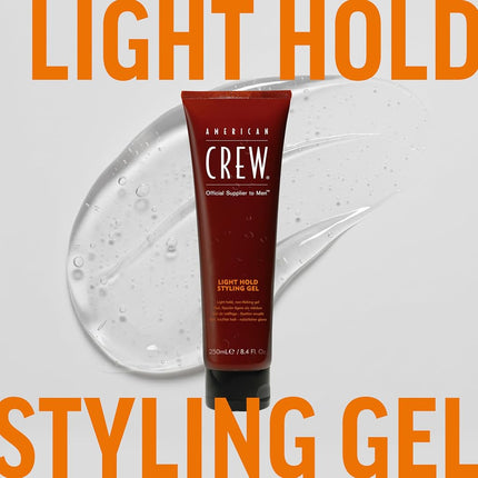 American Crew Light Hold Gel for Men - 8.45 oz Gel, 250 Milliliter