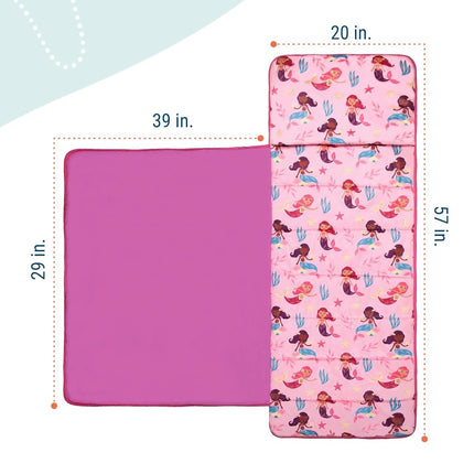 Wildkin Kids Plush Nap Mat for Toddler Boys and Girls