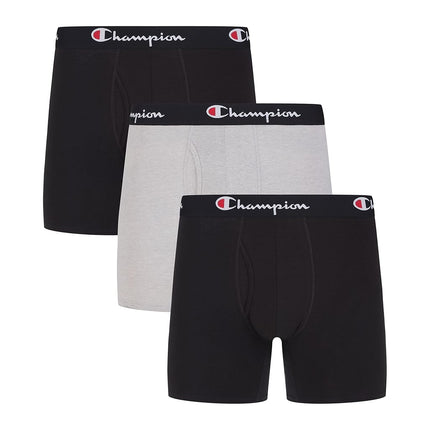 Champion Men's Boxer Briefs, Every Day Comfort Str