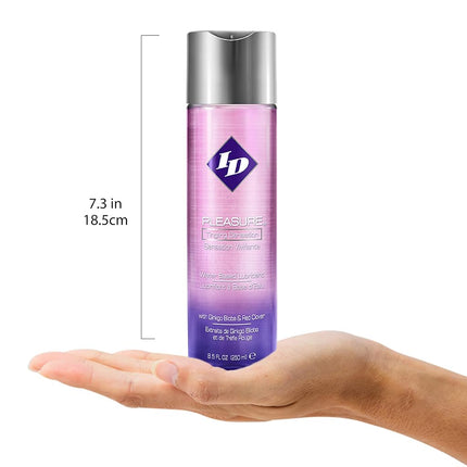 ID Pleasure Personal Lubricant - Stimulating, Water based, 8.5oz Bottle