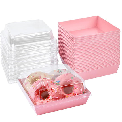 Ocmoiy Small Charcuterie Boxes with Clear Lids, To