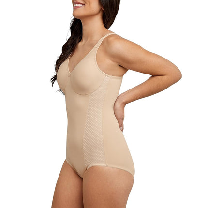 Bali Womens Passion for Comfort Minimizer Body Shaper, 42DD, Soft Taupe