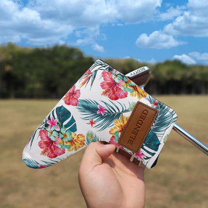 BAIRBRE Golf Club Covers Driver Covers Fairway Wood Head Cover Hybrid Headcover 3 Wood Headcovers Leather 3 Wood Headcovers Golf Head Covers for Scotty Cameron Taylormade Titleist Odyssey