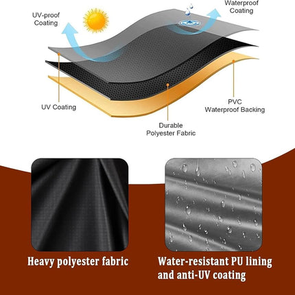 Agustone Grill Cover for Weber Spirit 3-Burner E-310/E-325 Liquid Propane