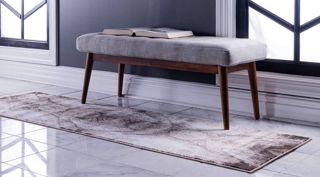 Unique Loom 3141550 Area Rug, 3' x 20', Brown