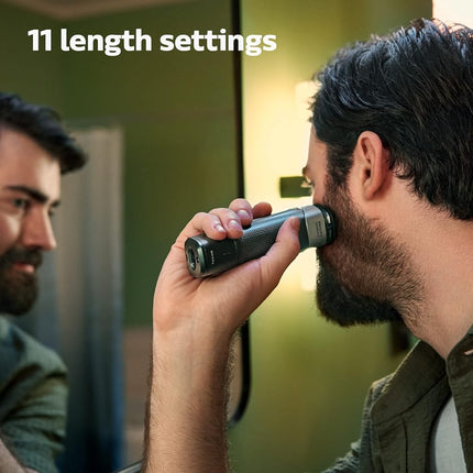 Philips NEW Norelco Multigroom Series 5000 18 Piece, Beard Face, Hair, Body and Intimate Hair Trimmer for Men - NO BLADE OIL MG5910/49