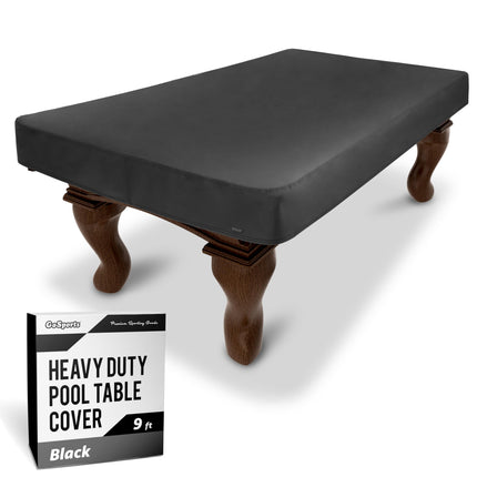 GoSports 9 ft Premium Leatherette Pool Table Cover
