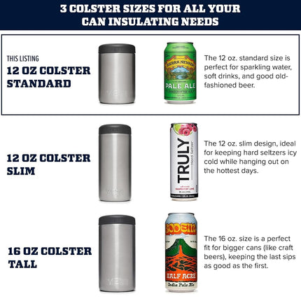 YETI Rambler 12 oz. Colster Can Insulator for Standard Size Cans, Rescue Red (NO CAN Insert)