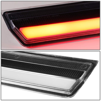 DNA Motoring 3BL-GMCD15-3D-LED-BK 3D LED Bar Tube 3rd Third Tail Brake Light