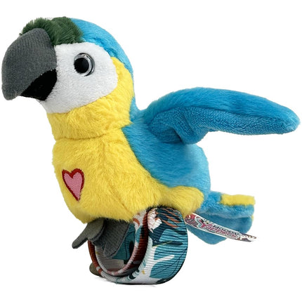 Happy Yappers 2 Pack Cockatoo & Parrot Slap Bracelet Interactive Plush Toy