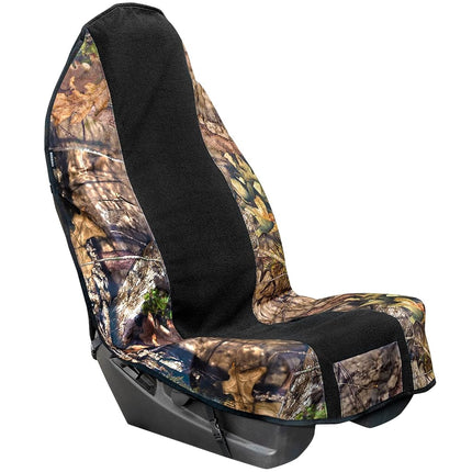 Season Guard Mossy Oak Camo Car Seat Cover Towel Protector; Great for After Gym Workouts, Dogs, Kids, and Outdoor Activities; Universal Fit for Cars SUVs MiniVans Trucks, EZ fit, Non Slip Grip, 1pc