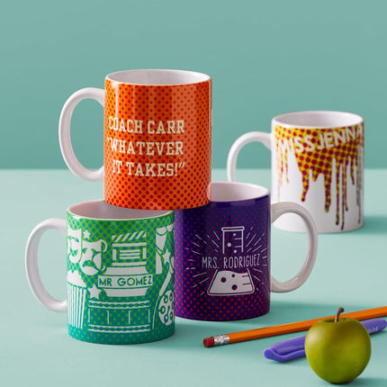 Cricut Blank Mug, Ceramic-Coated, Dishwasher & Microwave Safe Mug to Decorate, Cricut Mug Press & Infusible Ink Compatible,15 Oz Sublimation Mug, Ideal for Crafts and Printing, 2 Count, White