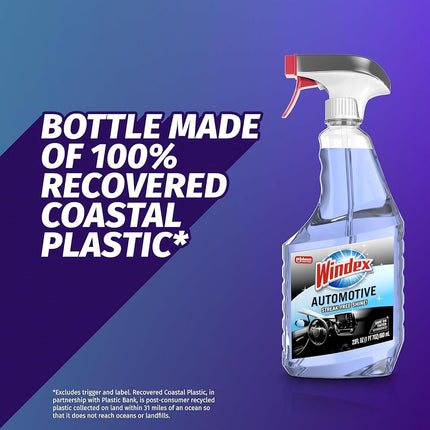 Windex Automotive Car Glass Cleaner Spray, 23 oz