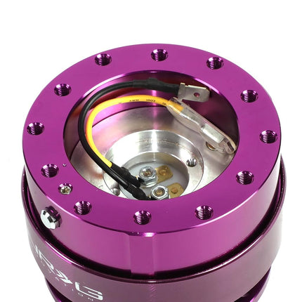 NRG Innovations SRK-200PP Quick Release (Purple Body/Purple Ring)