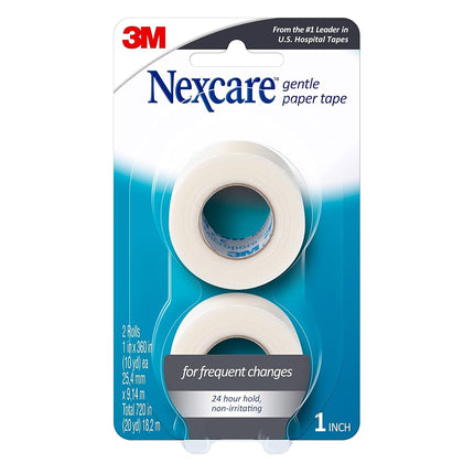 Nexcare First Aid 3M Gentle Paper Tape 2 roll