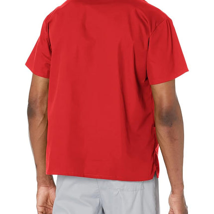 Dickies Women's medical scrubs shirts, Red, L UK