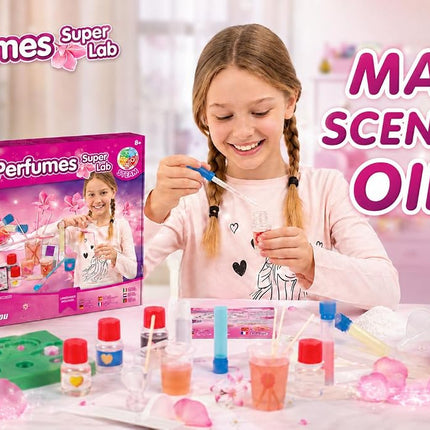 Science4you - Perfume Super Lab for Kids +8 Years - Scientific Kit with 13 Creative Activities: Perfume Maker Laboratory, Educational Toy for Kids 8-12 Years