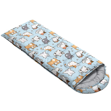 QOOMO Rainbow Waterproof Sleeping Bags for Adults & Kids,Printed Camping Sleeping Bags, 10 Season Warm & Cool Weather,Lightweight,Traveling,and Outdoors,Camping Gear Equipment,31x90inch