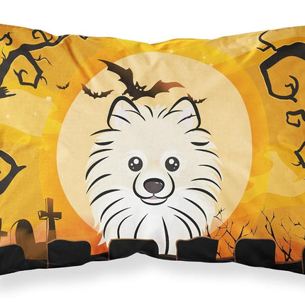 Caroline's Treasures BB1765PILLOWCASE Funda de almohada estándar de tela de pomerania de Halloween, estándar, multicolor