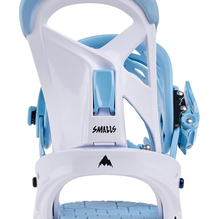 Fixations de snowboard Burton Smalls Re:Flex pour enfants, Bleu poussière, L