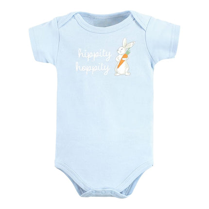 Hudson Baby Baby Cotton Bodysuits, Carrot Patch Truck, 3-6 Months