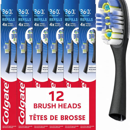 Colgate 360 Floss-Tip Replaceable Head Toothbrush 