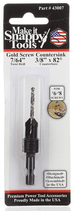 Snappy Goldscrew Countersink Drill Bit, 2.8 mm Size