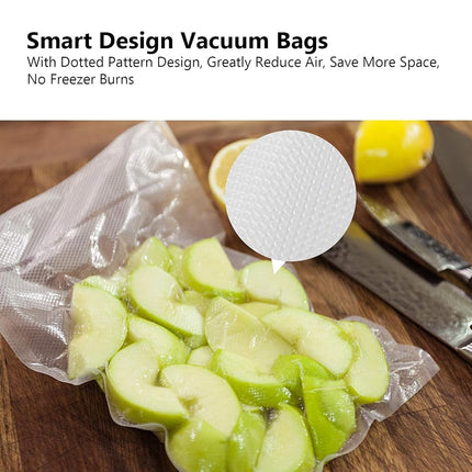 Inkbird Vacuum Sealer Bags for Food Saver, 50 Count 8x12 Inch, Seal a Meal, Precut Vacuum Bags for Sous Vide Cooking with Commercial Grade, BPA Free, Heavy Duty, Reuseable