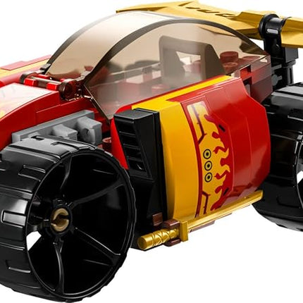 LEGO NINJAGO Kai’s Ninja Race Car EVO 71780, 2in1 Racing Car Toy to Off-Road Vehicle, Model Building Set for Boys and Girls Ages 6 Plus, Birthday Gift Idea, Golden,red