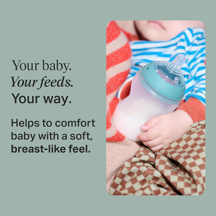 Tommee Tippee Natural Start Baby Bottle Silicone Breast-Like Teat 0m+ 260ml