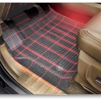 Husky Liners Weatherbeater Floor Mats | Fits 2007-2020 Toyota Tundra | Center Hump, 1-pc Black - 83581