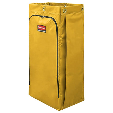 Rubbermaid Commercial High Capacity Cleaning Cart Bag, 34 Gallon, Yellow, 1966881