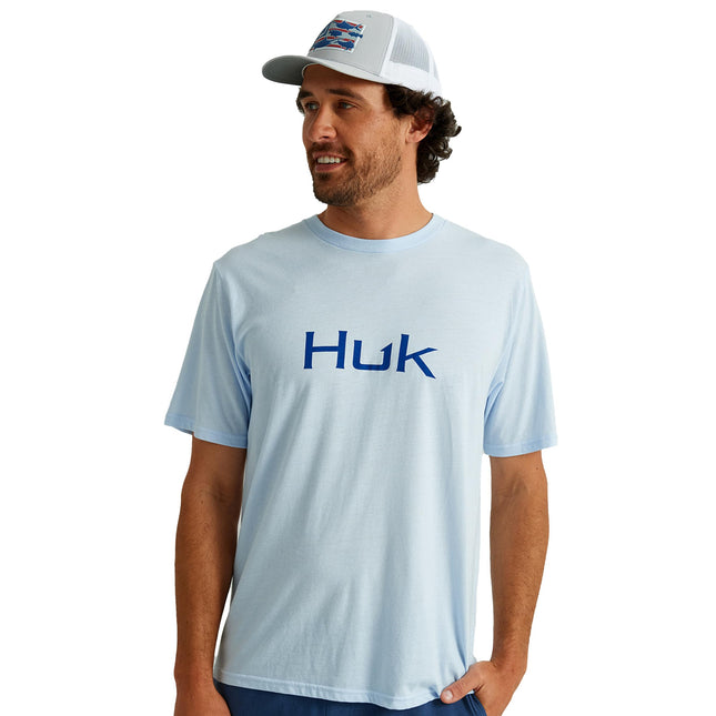 HUK Men's Performance Fishing Logo Tee, Short Slee