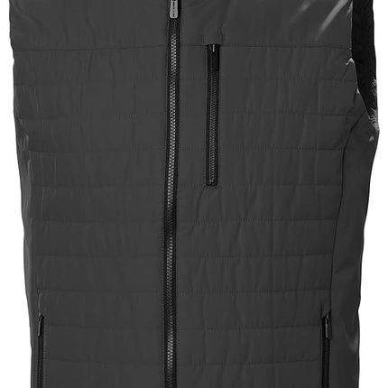 Helly Hansen Mens Crew Insulated Vest 2.0, L, Ebon