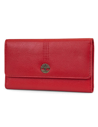 Timberland womens Leather Rfid Flap Cluth Organize