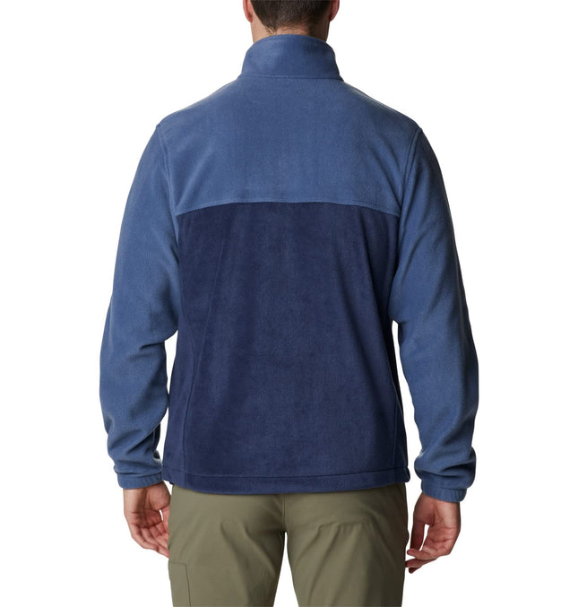 Columbia Men's Steens Mountain Full Zip 2.0 Fleece Jacket, Dark Mountain/Collegiate Navy, 54-56