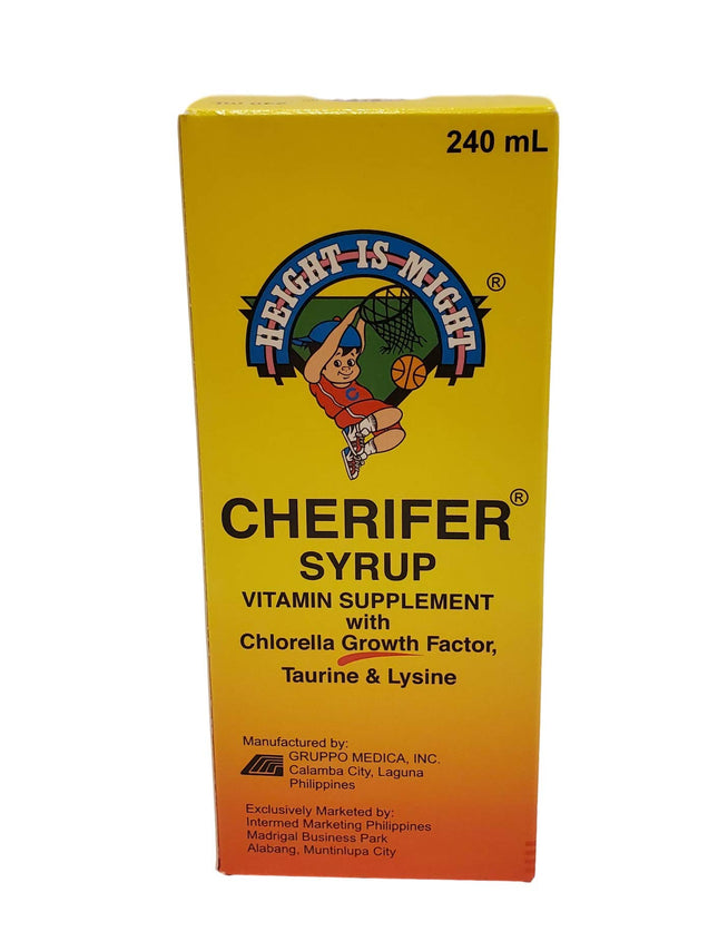 2 Cherifer Jarabe Chlorella Growth Factor, Taurina y Lisina 240ml cada uno