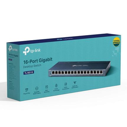TP-Link TL-SG116, 16 Port Gigabit Ethernet Network Switch