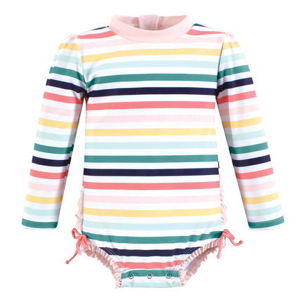 Hudson Baby Girls Baby and Toddler Swimsuit, Citru
