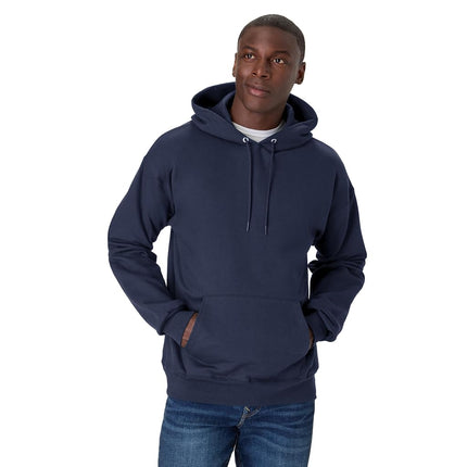 Hanes unisex-adult mensOF170Ultimate Cotton Pullover Hood Long Sleeve Hooded Sweatshirt - Blue - S