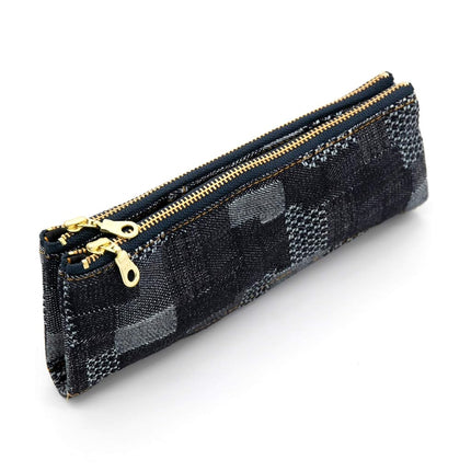 Ludite LDD-BNPN-101 Bendy Pen Case, Denim Patchwork