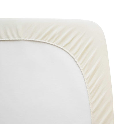 American Baby Company Waterproof Quilted Pack N Play Playard Size Fitted Mattress Cover Made with Organic Cotton, Natural Color - Vinyl Free