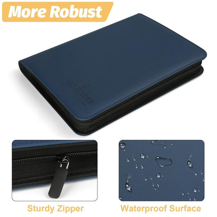 Foalgo Trading Card Binder, Card Collection Binder Album Folder with 720 Side Loading Pockets, 9 Pocket Trading Card Album Folder for TGC,MTG, Baseball Cards, Yugioh